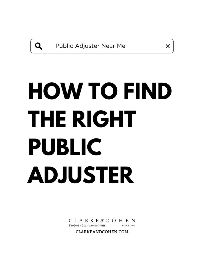How to find the right public adjuster