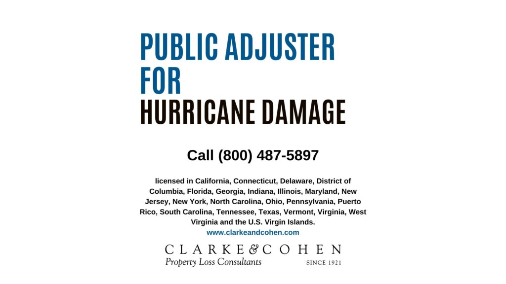 public adjuster for hurricane damage US