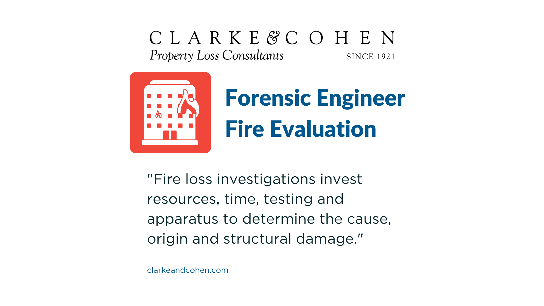 Forensic Engineer Fire Evaluation Clarke And Cohen